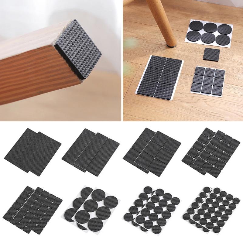 Furniture Pads EVA Floor Protectors Square Self-Adhesive Non-Slip Mat for Chair Leg Sofa Table Feet Anti-Scratch Floor Protection