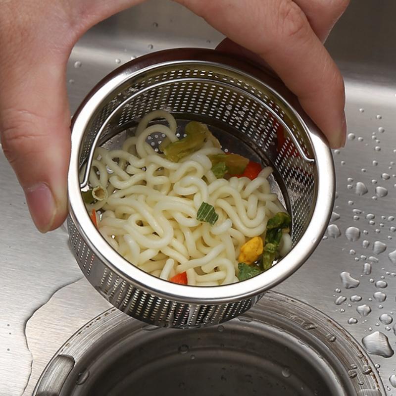 2-4.7cm Kitchen Sink Filter Stainless Steel Mesh Strainer Sewer Strainers Drain Hole Trap HOT SALE