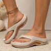 Summer wear non-slip and deodorant fashion versatile beach seaside high-end slippers new flip-flops women