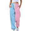 Women's Casual Fashion Sweatpants Color Matching Printed Casual Pants