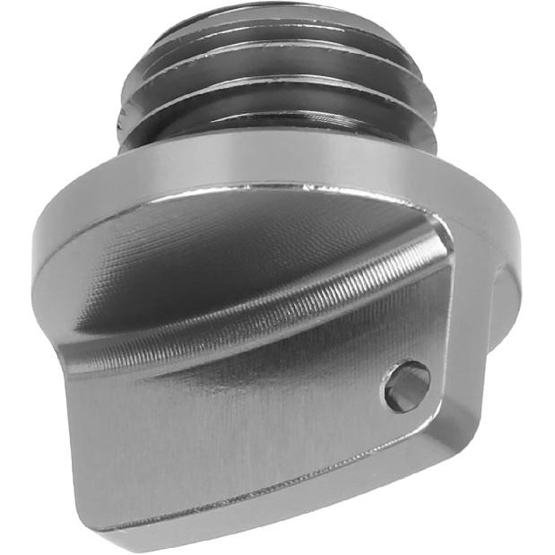 M20 x 2.5 Universal Motorcycle Engine Oil Filler Cap Screw Cover Plug Gray with O-ring Valve Oil Cap Transmission Tank Cover