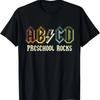 ABCD Rock-uri Înapoi la Școală Grădiniță Rock-uri Tricou Amuzant pentru Profesor