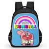The Amazing World Of Gumball High Definition Printed Anti-Hunchback Wear-Resistant Schoolbag