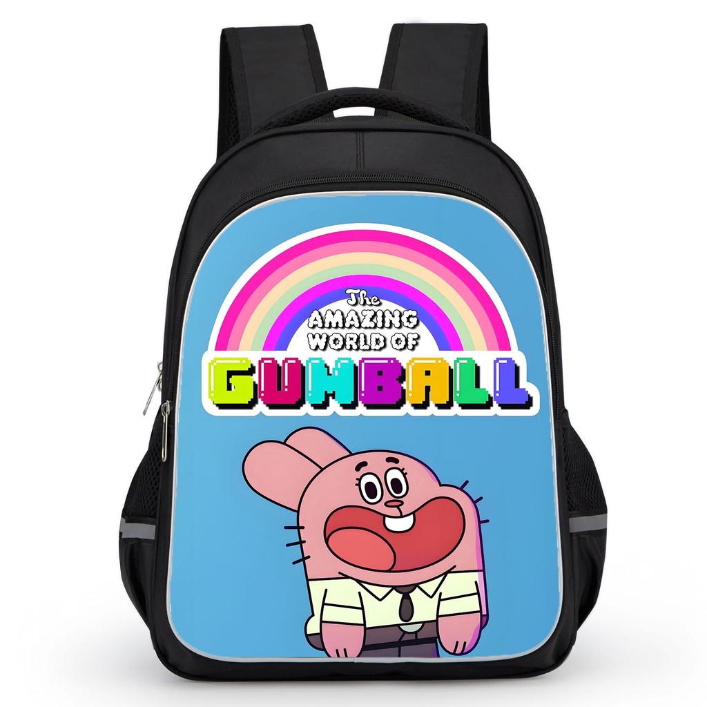 The Amazing World Of Gumball High Definition Printed Anti-Hunchback Wear-Resistant Schoolbag