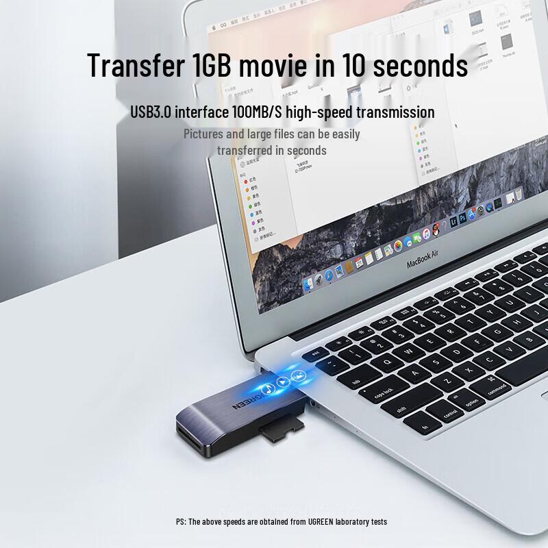 UGREEN USB 3.0 Multi-Function SD/TF/CF/MS Card Reader