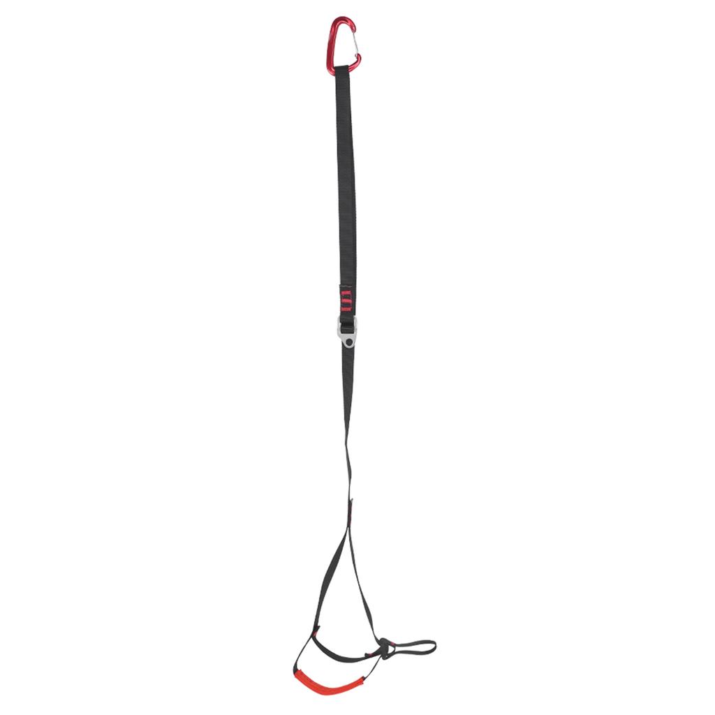 Outdoor-Sportarten Verstellbarer Klettersteig-Aufstiegsgurt Seil Fußschlaufe Felsklettern Abseilen Rettung