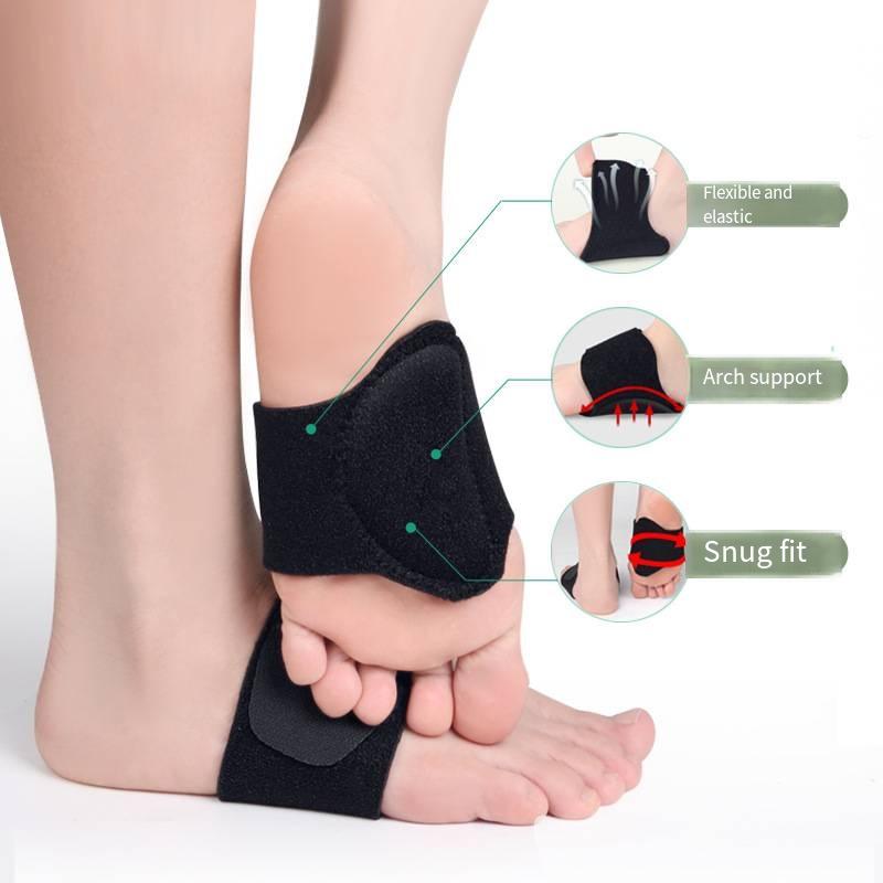 2pcs Compression Arch Support Brace for Men And Women For Flat Feet, High Arches, Fallen Arches, Heel Fatigue