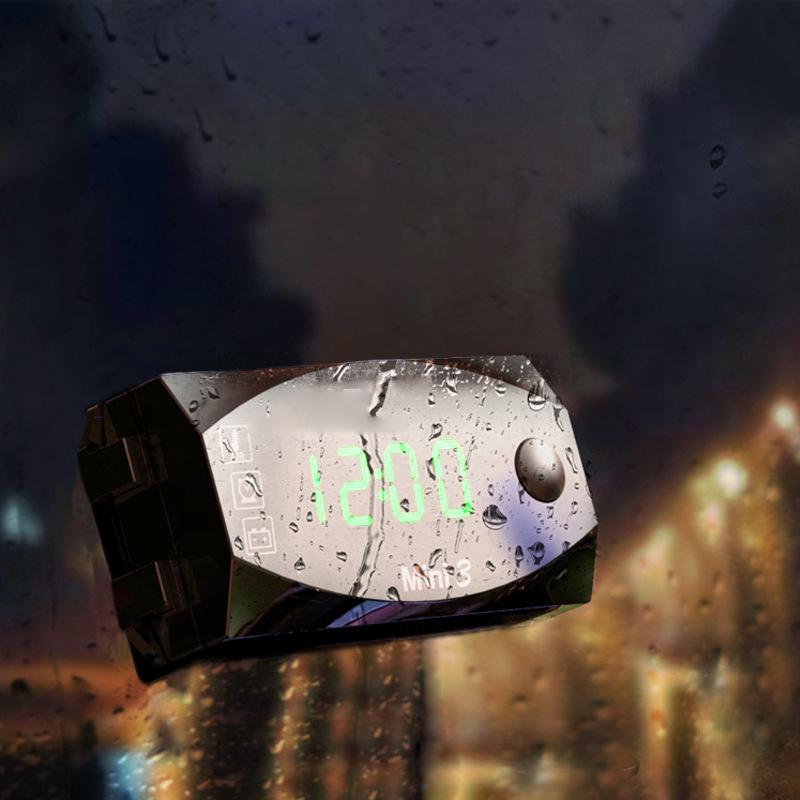 

Мотоцикл 3 в 1 вольтметр электронные часы водонепроницаемый пылезащитный термометр светодиодный цифровой дисплей электронные часы красный