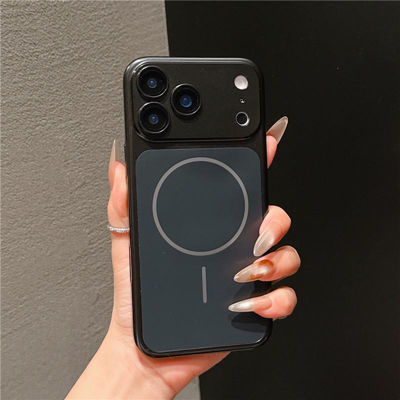 Magnetic Electroplated iPhone 17 Case for Apple 16 Pro Max - Ultra-Thin PC Hard Shell