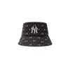 MLB Embroidery pattern cotton polyester fiber fisherman hat unisex couple style Black S - Unboxed