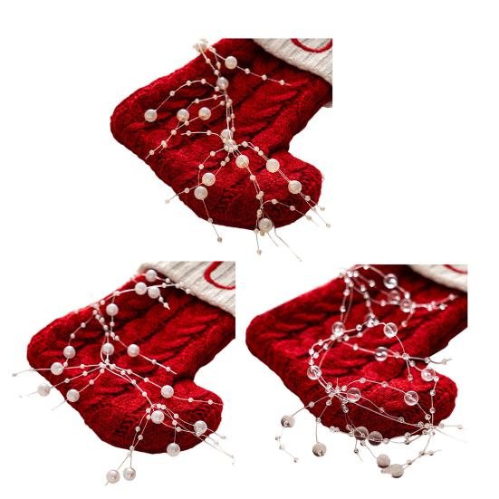 Christmas Tree Pendant DIY Hanging Ornament Festive Atmosphere Bead Strings for