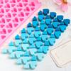 Silicone Mini Hearts Molds Cube Heart Mold Mini Hearts Shape Mould for Baking Silicone Molds for Chocolate Gummy Heart Ice Tray