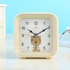 Cute Alarm Clock Simple Clock Cartoon Children's Bedside Clock Macaron Children's Small Clock Table Clock A101