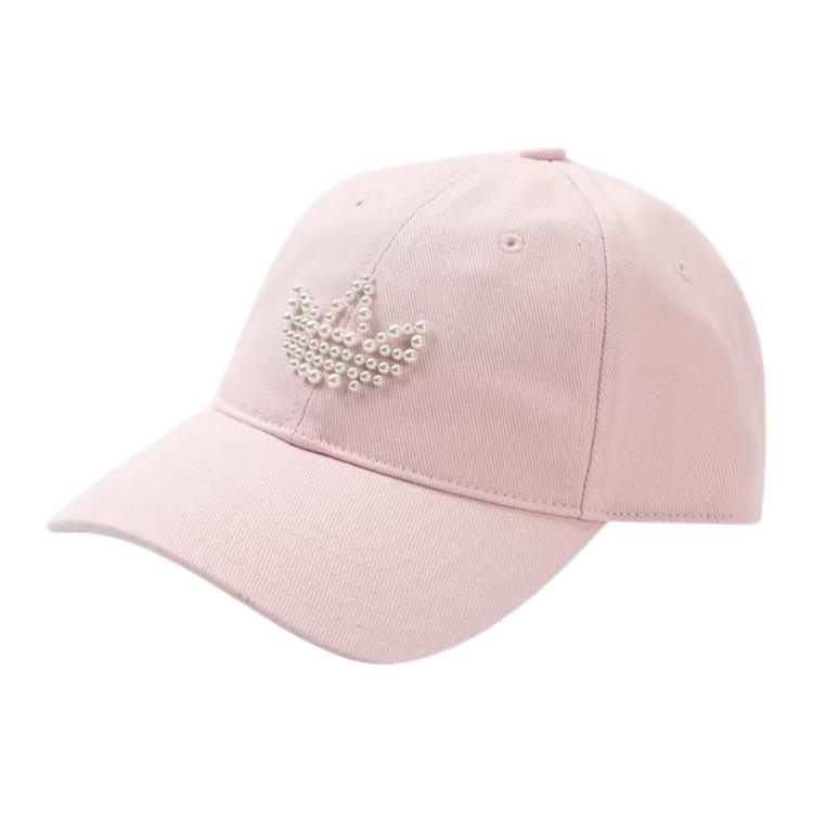 Adidas Casual Versatile Duckbill Cap Unisex Hats Pink KZ0754 OSFW