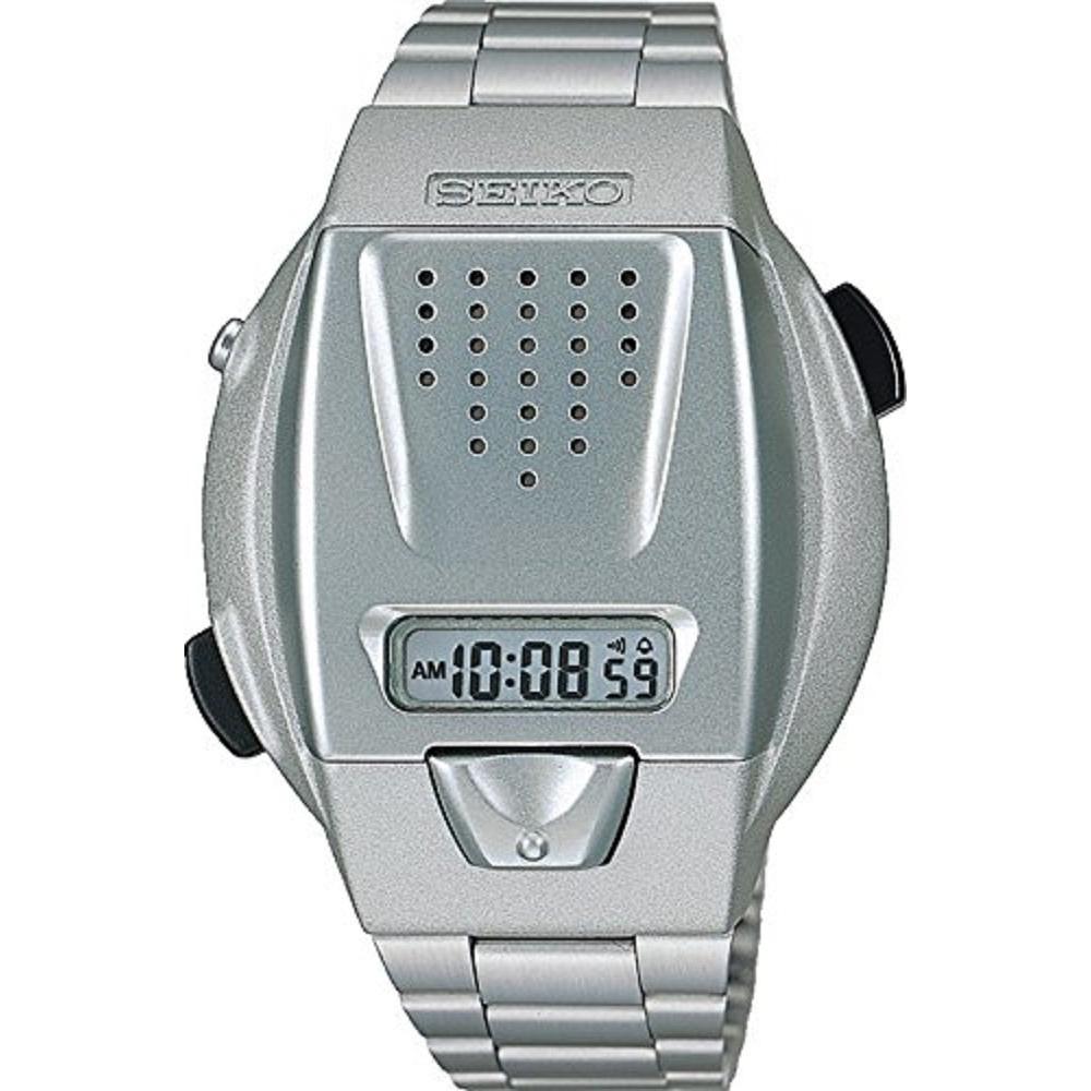 

[Seiko Watch] Мужские кварцевые аналогово-цифровые часы, Hardlex Crystal SBJS001, серебристый