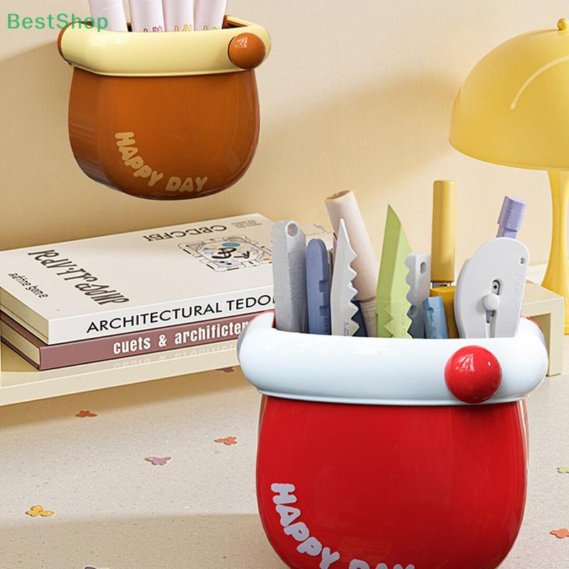 Magnetic Plastic Storage Box Dopamine Wall Mounted Tableware Container Punch-free Refrigerator Storage Box