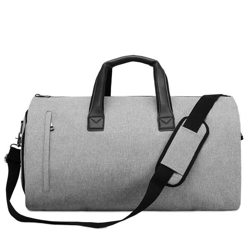 Convertible Garment Bags For Travel Large Capacity Duffel Bag With Shoe Pouch Weekend Business Trip Luggage Carry On Tote Xm130