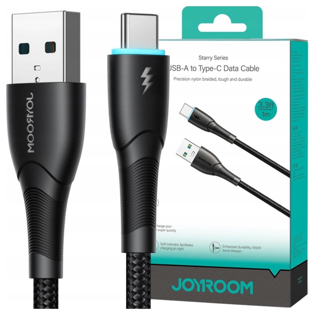 Kabel Joyroom Sa32-Ac6 Starry Usb Do Usb-C, 100W, 1M Czarny