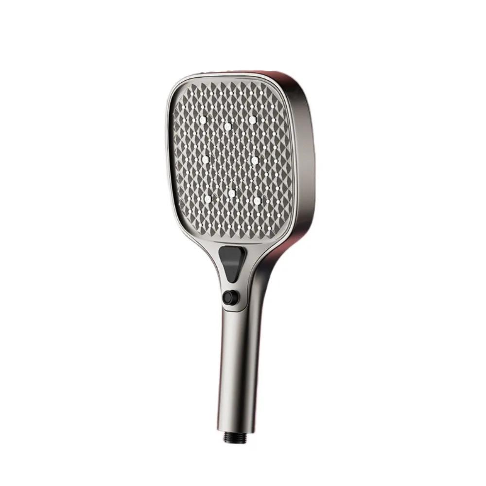 High Quality 15CM Large Panel Bath Shower Head High Flow 4 Modes Hand Shower Head Detachable Shower Replacement Universal