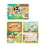 Farm Animals Busy Book - Hook and Loop Sticker Toy