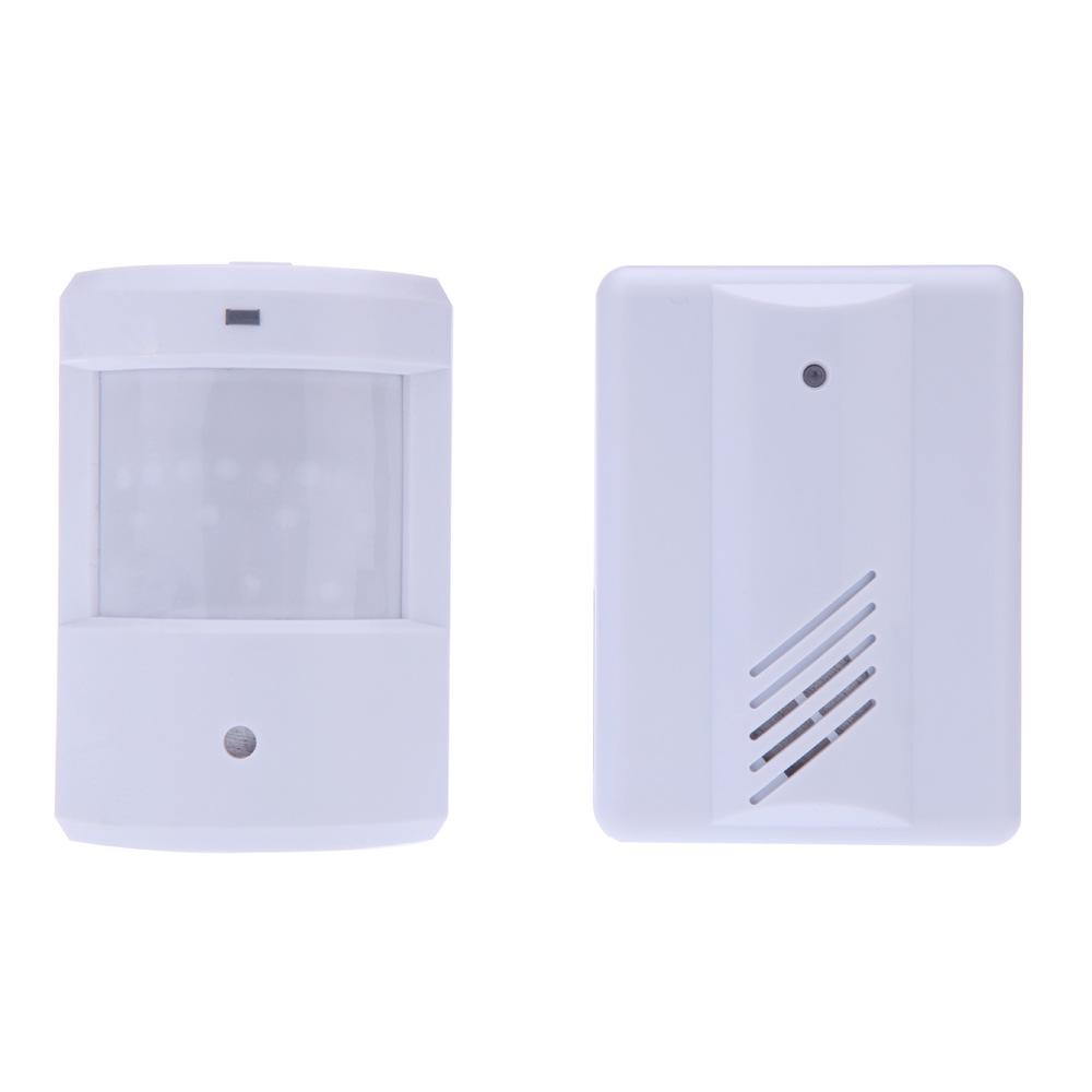 Ultra-Long Range Infrared Sensor Battery-Powered Doorbell with Split Design and Alarm Feature