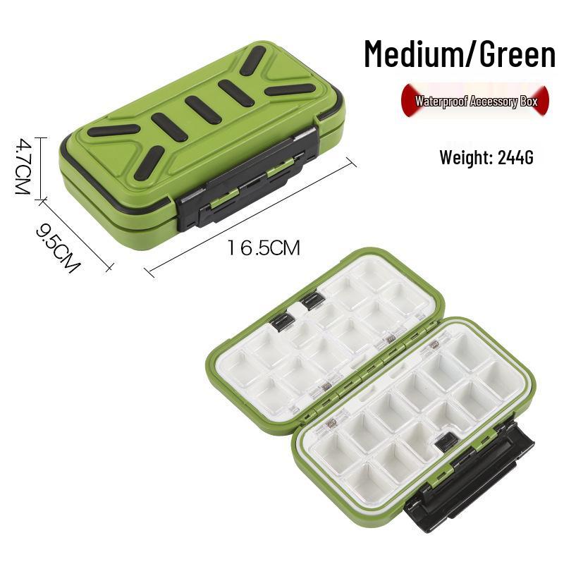 Wasserdichte Tragbare Aufbewahrungsbox für Angelköder und Jigköpfe
