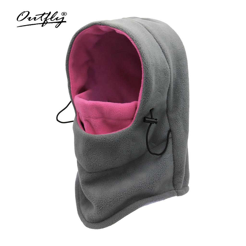 Outdoor Ski Fahren Kopfbedeckung Maske Fleece Sturmhaube Kopfbedeckung