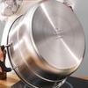 ZISIZ 28cm Double Layer Stainless Steel Steamer Pot