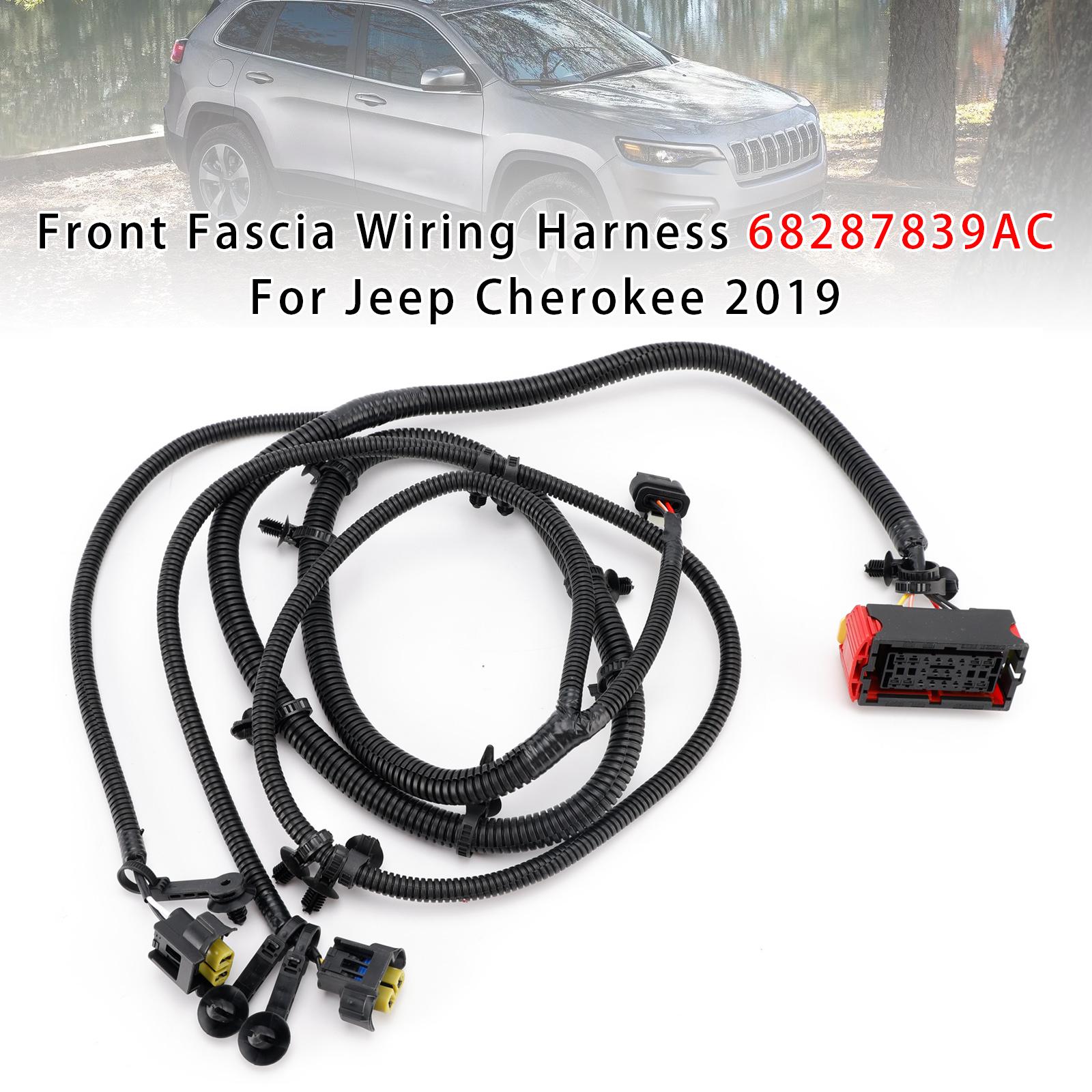 Front Fascia Wiring Harness 68287839AC For Jeep Cherokee 2019