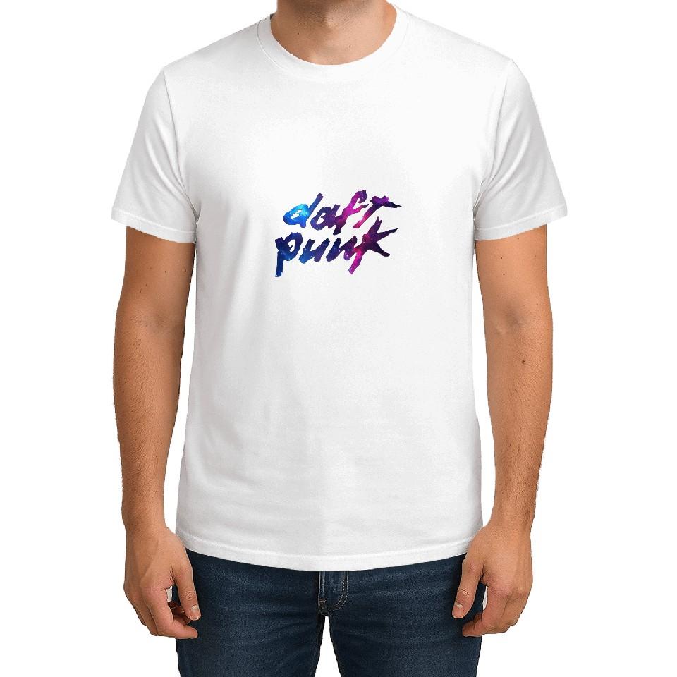

UNISEX tops tee Daft punk T-Shirts Heavyweight T-shirt Men - White XL