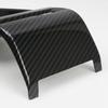 Carbon Fiber Inner Armrest Box Decoration Cover Trim for Toyota Tundra 2014-