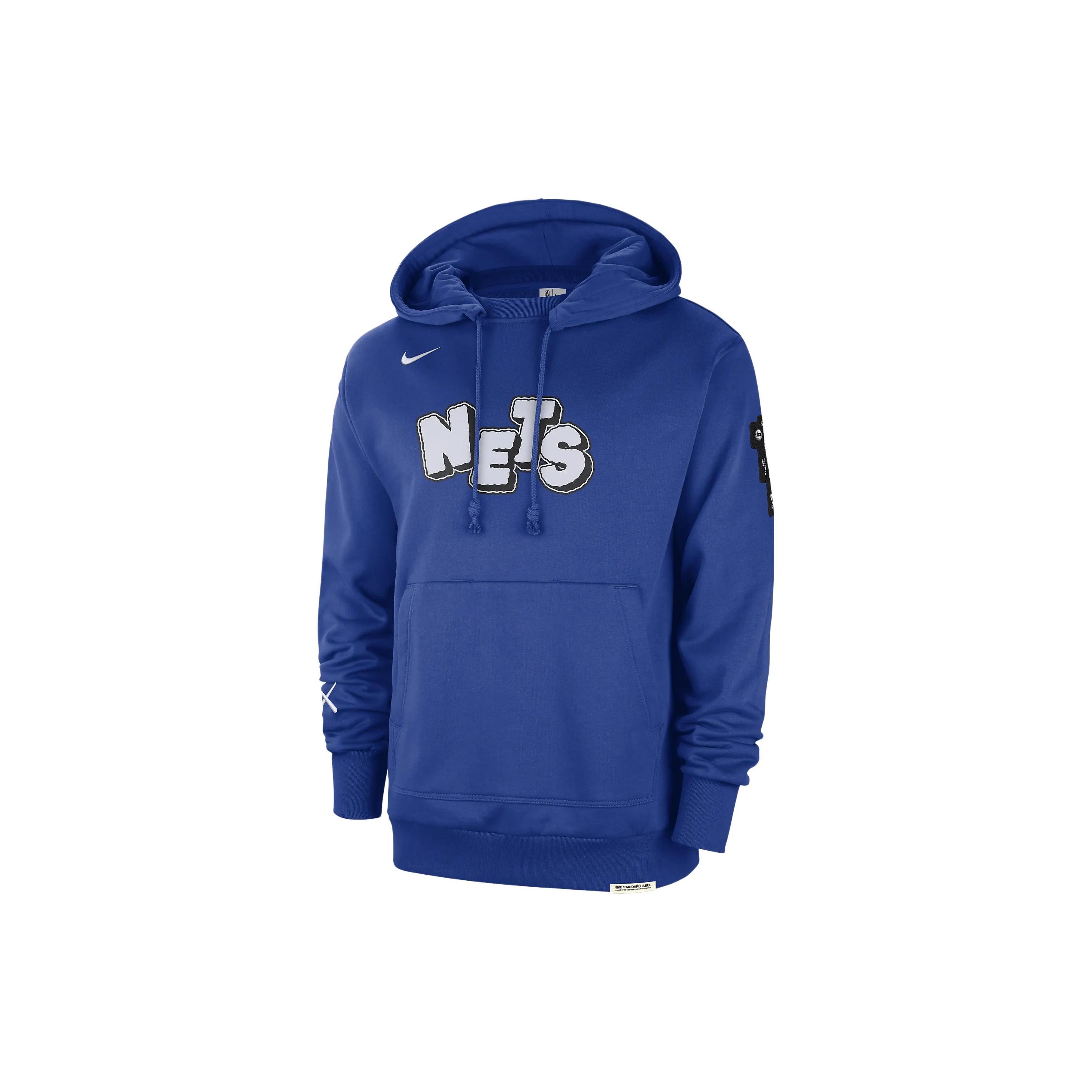 Nike X Kaws X Brooklyn Nets City Edition Hoodie Blue Men s FB4441-495 M