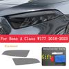 For Benz A Ciass W177 2018- TPU Car Exterior Headlights Anti-Scratch Protective Film Headlamps Repair Sticker Accessories