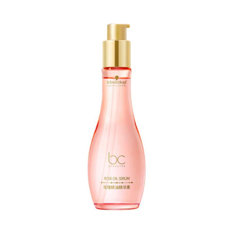 Schwarzkopf Professional Polyflor Hair Shine Rose Essential Oil Essence Watery Nourishing 100ml коричневый