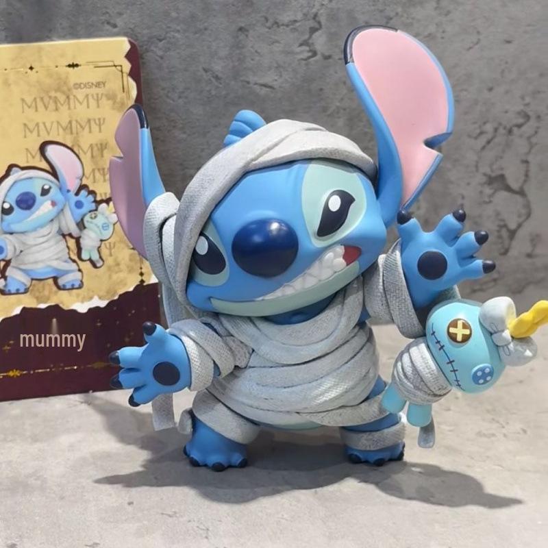 Estátua Stitch Diário Engraçado 2.0: Ornamento de Boneca Surpresa da Moda