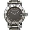 TIFFANY&Co. Atlas Watches grayDial Stainless Steel Quartz Analog Display Women Used