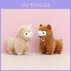 Tie Plush Cute Alpaca Doll With Pp Cotton Filling Perfect For Surprises Birthday