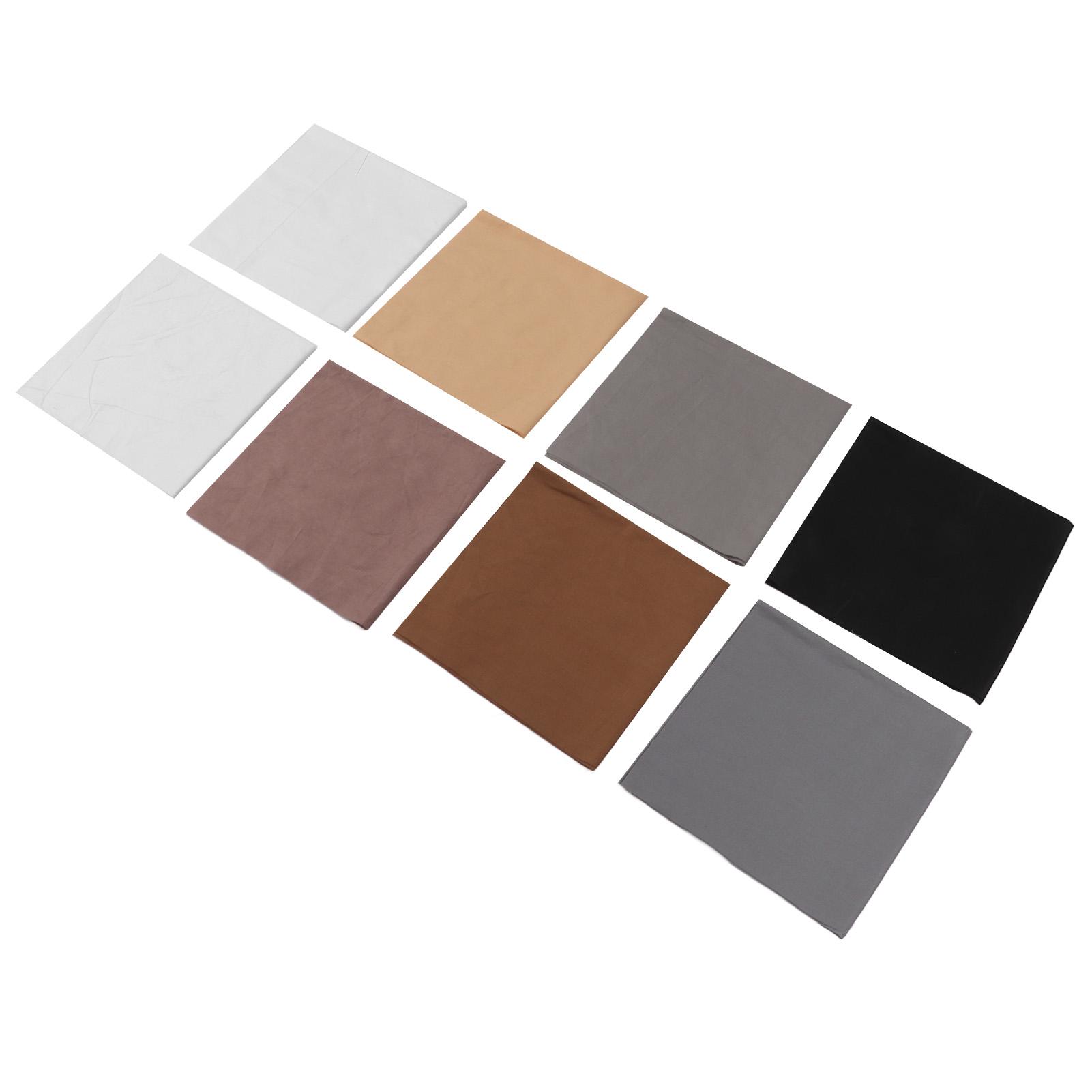 8Pcs Cotton Quilting Fabric Approx 19.7x19.7in Widely Used Soft Comfortable Breathable Delicate Texture Fabric Squares