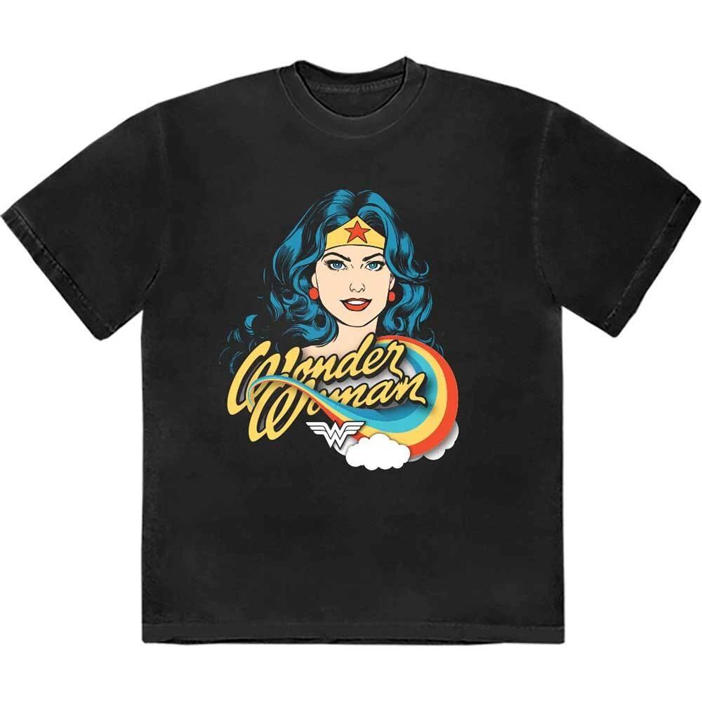 DC Comics Unisex T-Shirt: Wonder Woman Rainbow (X-Large) S