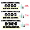 For Jaguar XF Button Covers Black For Jaguar XF X250 Car Parts Accessories Interior Decoration 2012 2013 2014 2015 Heater Switch