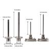Tri Clamp 1,5" Thermowelle Bimetall-Thermometer 4" 6"L 3" Zifferblatt-Thermometer 1/2"NPT Homebrew Braukessel Konischer Fermenter