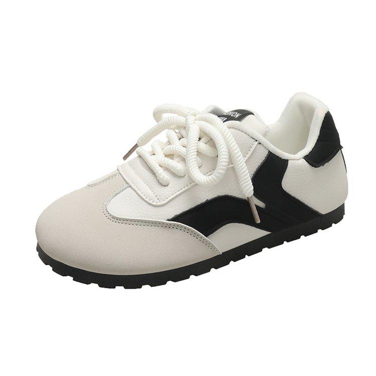 Academy Style Retro German Training Shoes Women's Autumn 2024 New Flat-soled Soft-soled Lightweight Puff Shoes Casual Sports Shoes