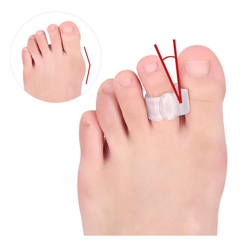Toe Splitter Thumb Valgus Device Can Wear Shoes Silicone Big Toe Valgus Toe Splitter Anti-wear Men and Women