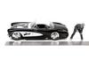 Jada Toys Universal Monsters 124 1957 Chevy Corvette with Wolfman Die-cast Figure