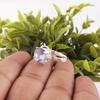 Iolite Jewelry, Handmade Gemstone Ring, 925 Solid Sterling Silver Ring Spiritual Jewelry, For Engagement Gift