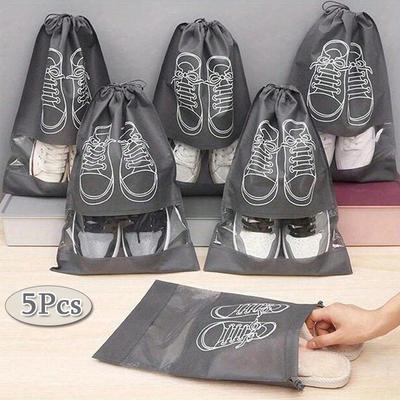 5 Pcs Shoe Storage Bag, Non-woven Fabric,Dust-proof and Moisture-proof, Travel Bag,Shoe Storage for Business Trips