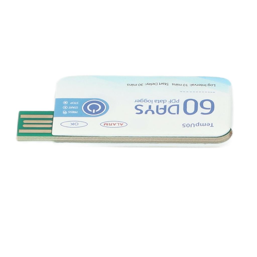 TempU05 Single Use Temperature Data Logger Disposable USB Temperature Recorder PDF Report
