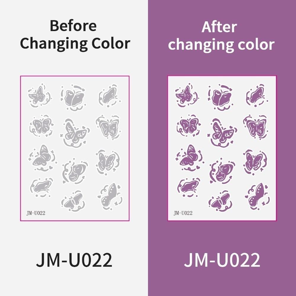 DIY Photosensitive Temporary Tattoos Long Lasting Color Changing Tattoo Stickers Music Festival Style 7