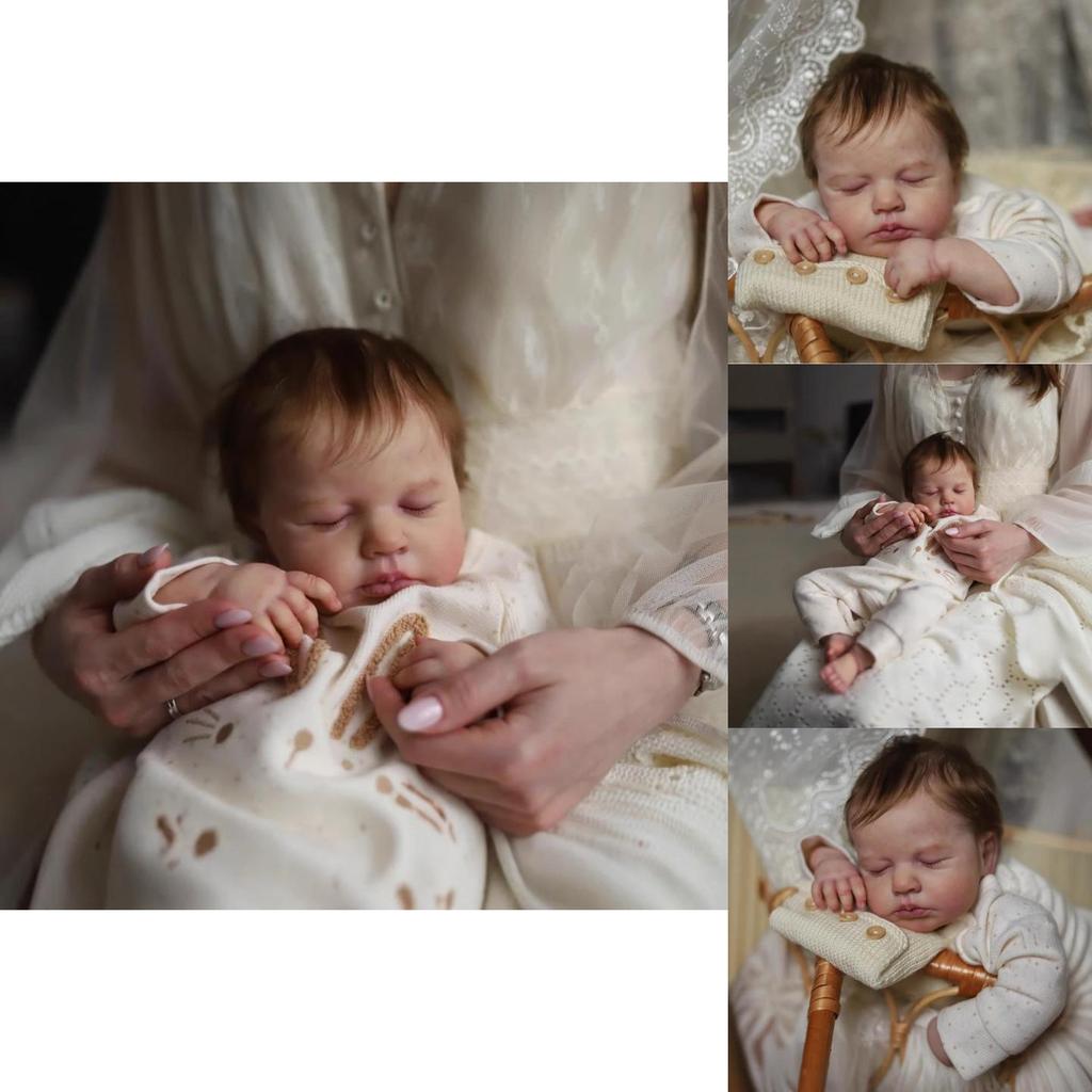 Reborn Baby Loulou 19 Zoll Silikonpuppe Mit Realistischen Merkmalen Für Sammler Und Geschenk