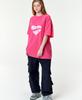 MISTER CHILD Heart Beat T-Shirt Magenta